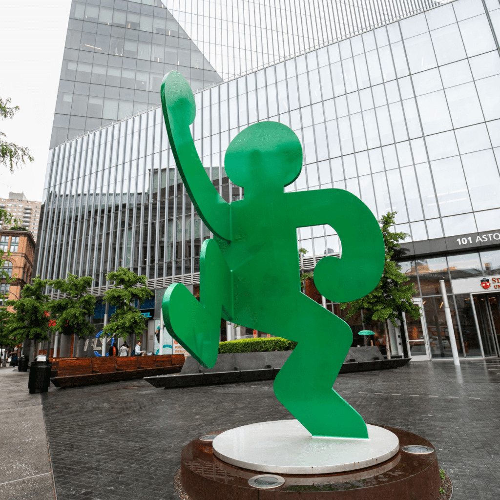 Keith Haring sculpture in NYC