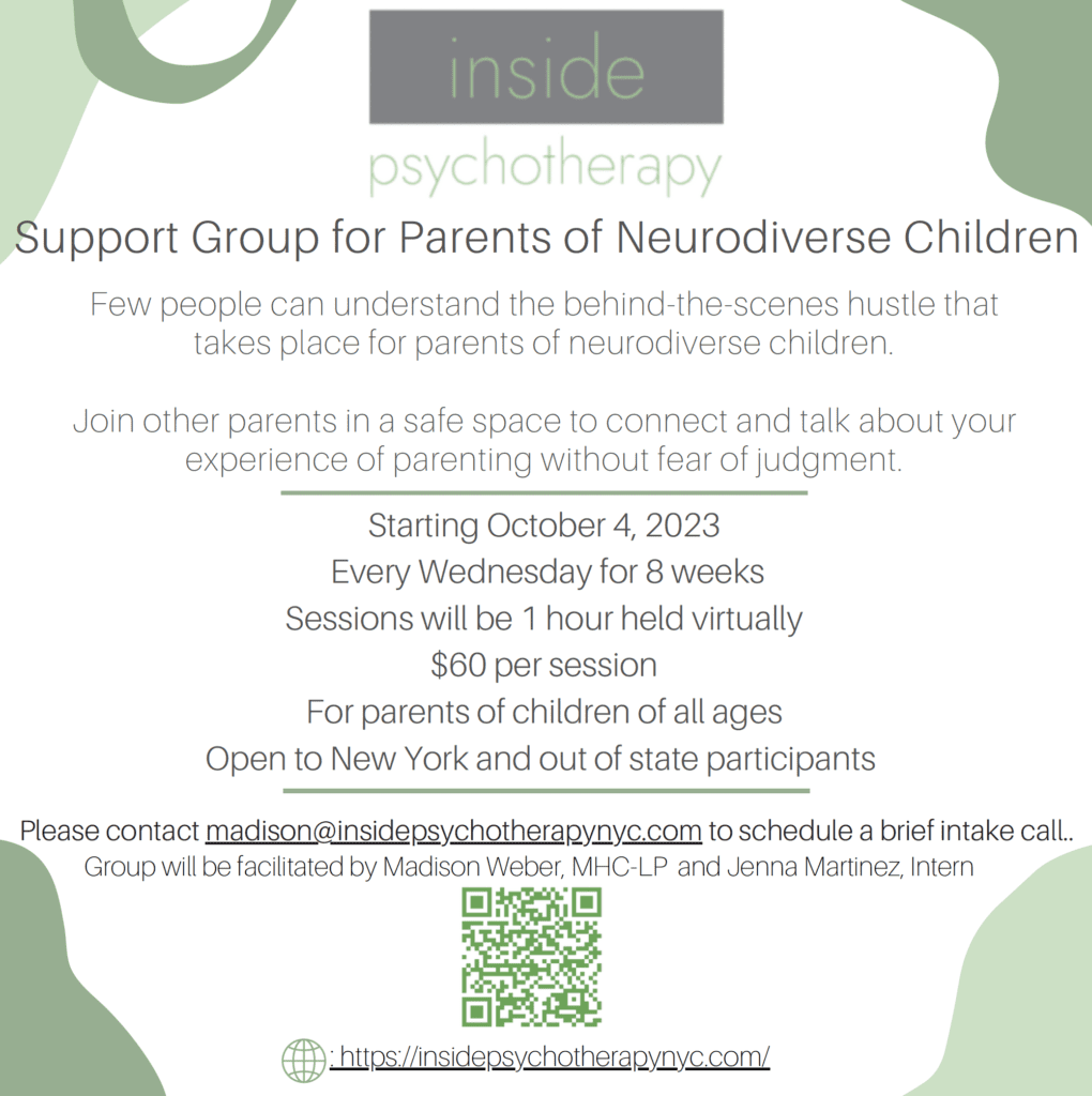 Support Group for Parents of Neurodiverse Children