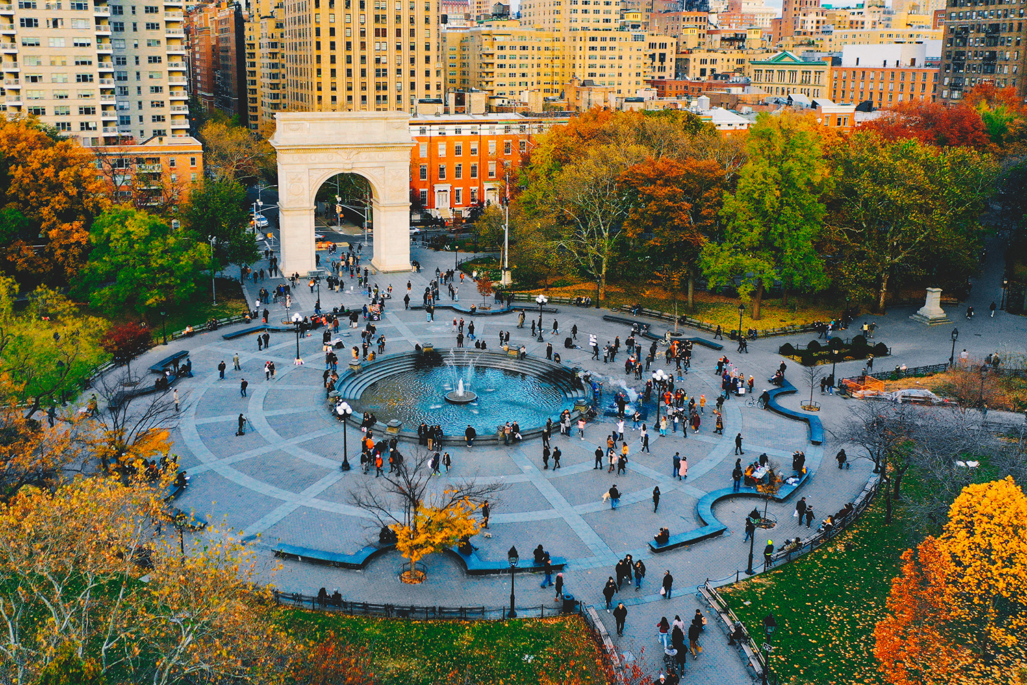 Washington Square Park; Therapy for anxiety in NYC