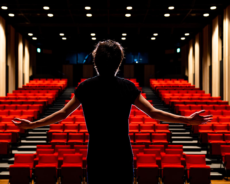 Actor on stage