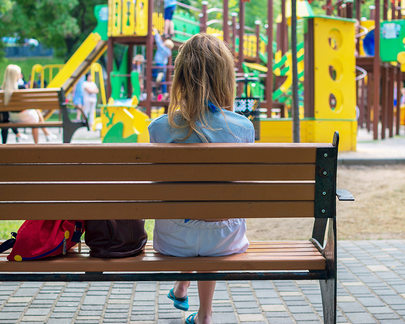 Parent at the playground; support for special needs parents
